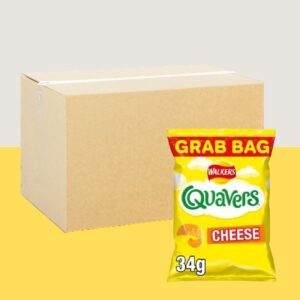 30x Walkers Quavers Cheese Grab Bag 34g