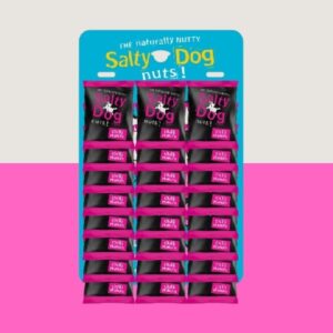 24x Salty Dog Chilli Peanuts Pub Card 45g