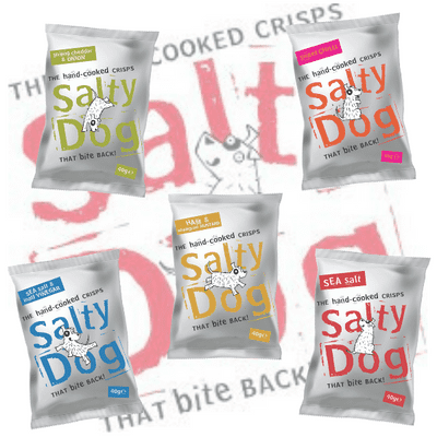 SALTY DOG Crisps Mixed Case 24x40g