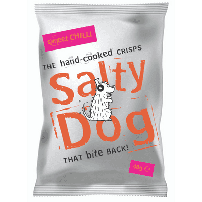 SALTY DOG Sweet Chilli Crisps 24x40g