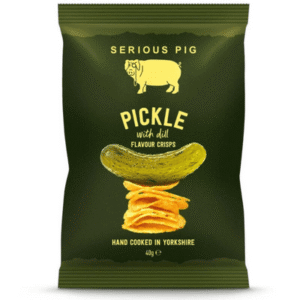 SERIOUS PIG Pickle with Dill Flavour Crisps