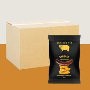 24x Serious Pig Sausage Flavour Crisps 40g