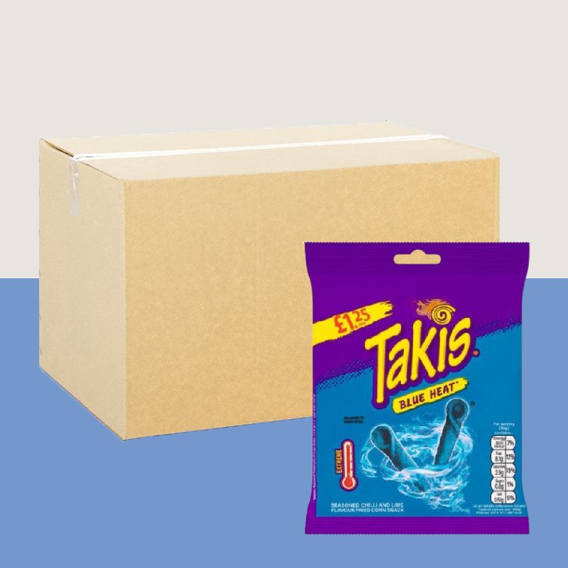 21x Takis Blue Heat Chilli & Lime 55g