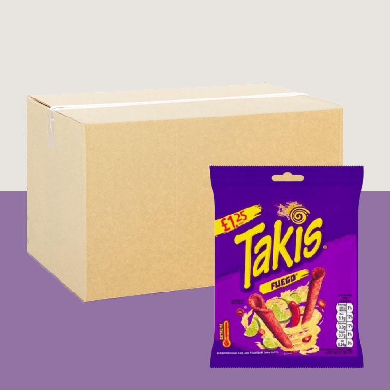 21x Takis Fuego Chilli & Lime 55g