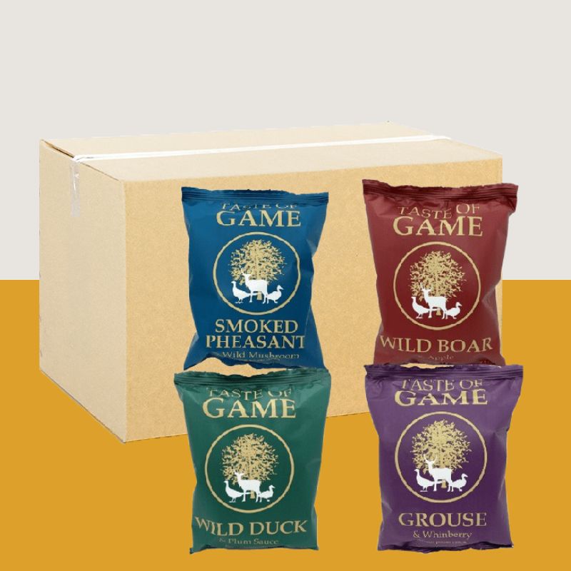 24x Taste of Game Mixed Crisps Case 40g
