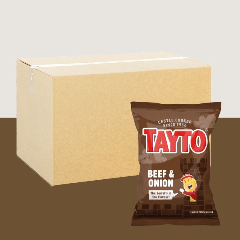 32x Tayto Beef & Onion Crisps 32.5g