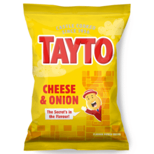 TAYTO Cheese & Onion Crisps 48x32.5g
