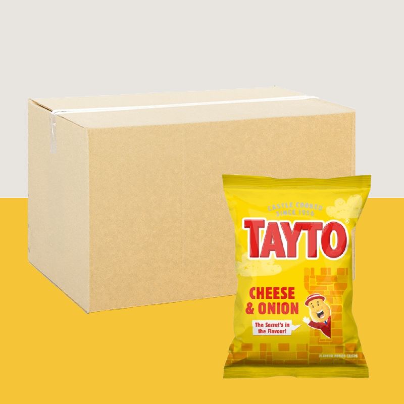 48x Tayto Cheese & Onion Crisps 32.5g
