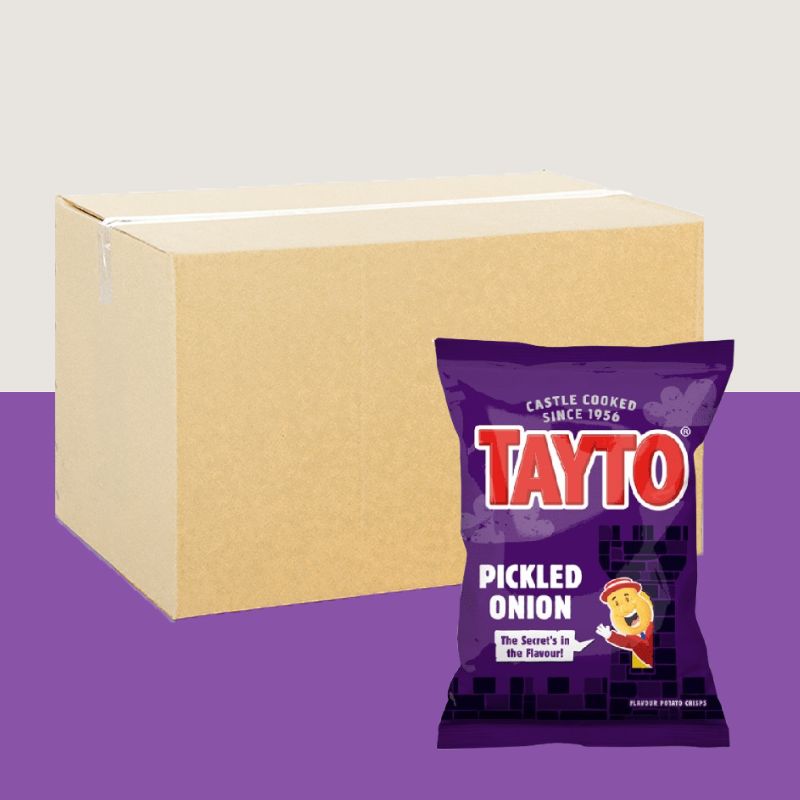 32x Tayto Pickled Onion Crisps 32.5g