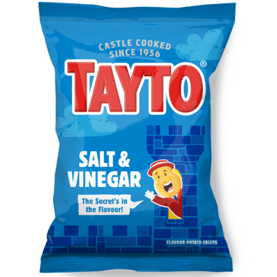 TAYTO Salt & Vinegar Crisps 32×32.5g