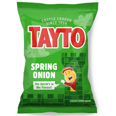 TAYTO Spring Onion Crisps 32×32.5g