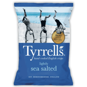 TYRRELLS Lightly Sea Salted Crisps