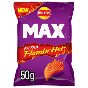 WALKERS MAX Extra Flaming Hot Crisps 50g