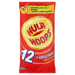 12x KP Hula Hoops Original Snacks 25G