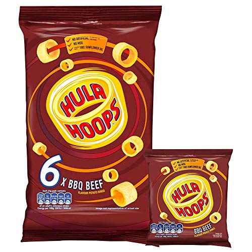 Hula Hoops BBQ Beef Multipack 6 x 24g