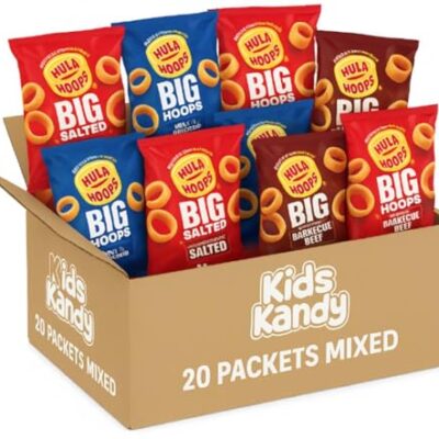 20x Hula Hoops Big Hoops Mixed Selection Box 70g