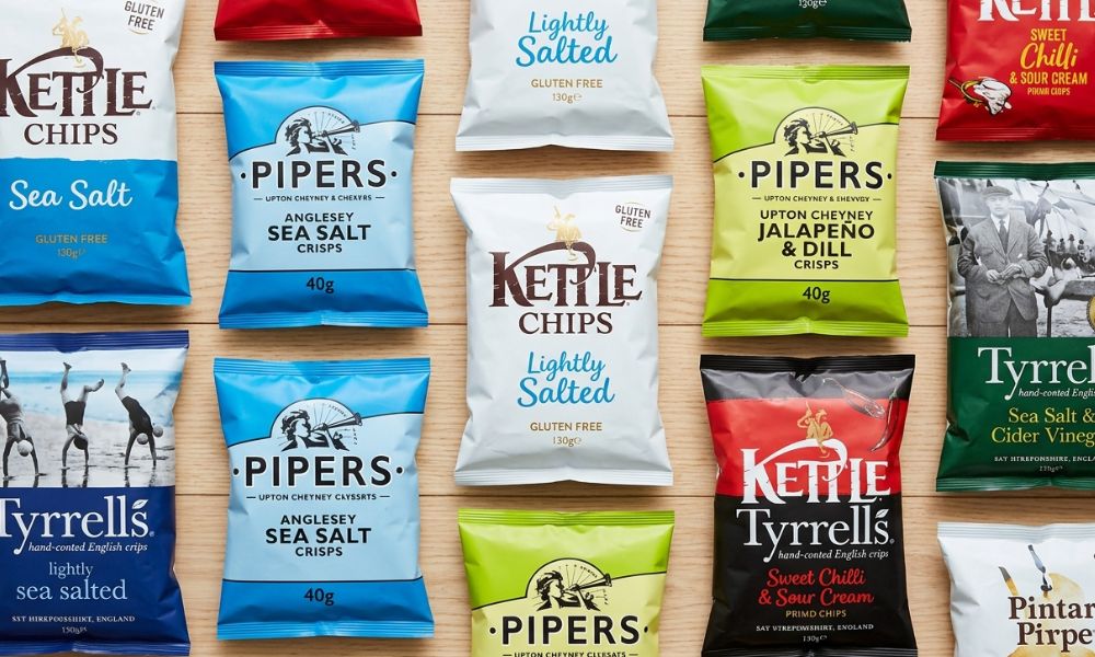 range of crisps