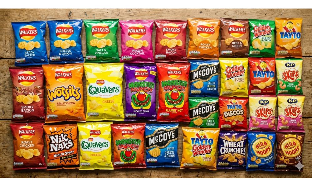 The Walkers family of crisp brands β all owned by PepsiCo