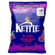 Kettle Chips Sea Salt & Balsamic Vinegar Crisps 40 G