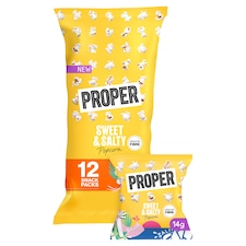 PROPER Sweet & Salty Popcorn 12 x 14g