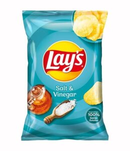Lays Salt & Vinegar Bag 150g