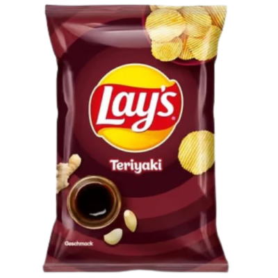 Lays Teriyaki Crisps Bag 150g