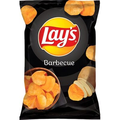 Lays BBQ Crisps Bag 125g