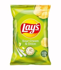 Lays Sour Cream & Onion Bag 150g