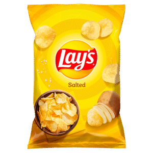 Lays Salted Crisps Bag 130g