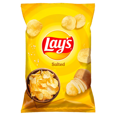 Lays Salted Crisps Bag 130g