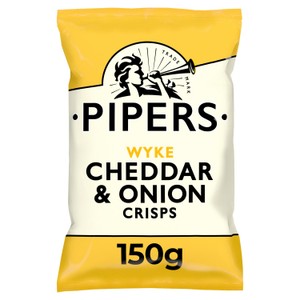 Pipers Wyke Farm Cheddar & Onion Sharing Bag Crisps