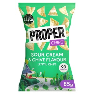 Properchips Sour Cream & Chive Lentil Chips