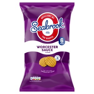 Seabrook Crinkle Cut Worcestershire Sauce Crisps