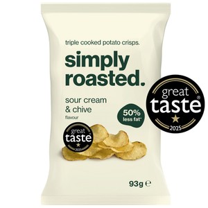 Simply Roasted Sour Cream & Chive Crisps