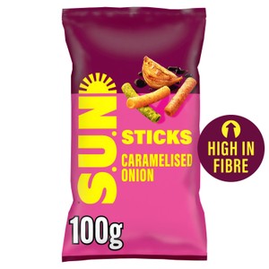 SUN Caramelised Onion Sticks Sharing Bag Crisps