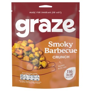 Graze Smoky BBQ Crunch Mix Sharing Bag Snack 100g