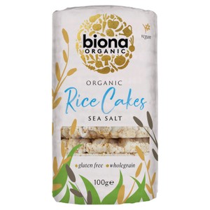 Biona Organic Rice Cakes with Sea Salt