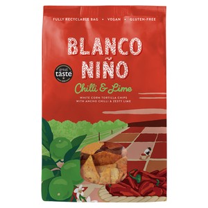 Blanco Nino Chilli & Lime White Corn Tortilla Chips