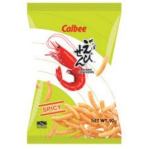 Calbee Prawn Crackers Spicy Flavour
