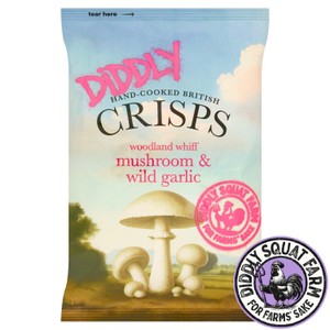 Diddly Squat Farm Mushroom & Wild Garlic Crisps