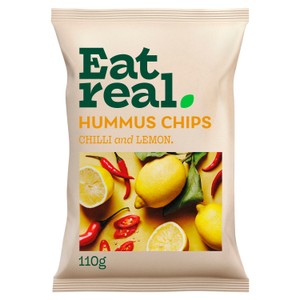 Eat Real Hummus Chips Chilli & Lemon Sharing