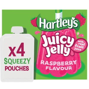 Hartley's Raspberry Flavour Juicy Jelly Pouches