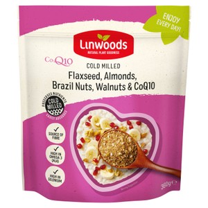 Linwoods Milled CO-Q10 Flaxseed, Almonds, Brazil & Walnuts