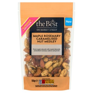 Morrisons The Best Summer Edition Maple Rosemary Caramelised Nuts 150G