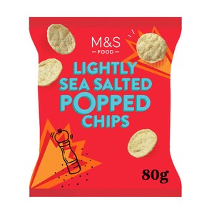M&S Lightly Sea Salted Popped Potato Chips