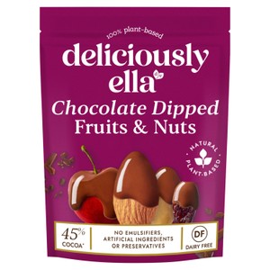 Deliciously Ella Chocolate Dipped Fruit And Nuts 91g