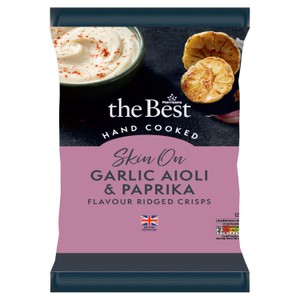 Morrisons The Best Garlic Aioli & Paprika Ridge Crisps 125g