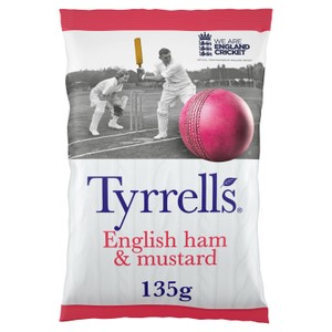 Tyrrells English Ham & Mustard Sharing Crisps  135g