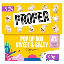 Proper Popcorn Sweet & Salty Microwave Pop Box 90g