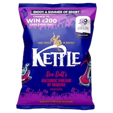 Kettle Sea Salt & Balsamic Vinegar Potato Chips 130G